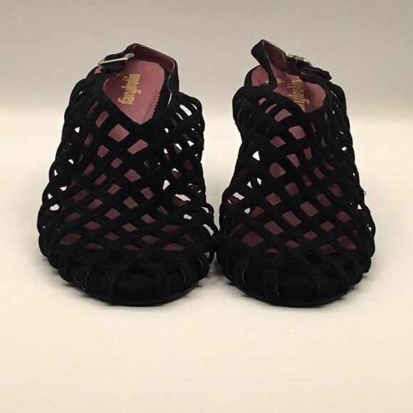 Fanylrobin Black Net Style Shoe - Picture 1 of 5